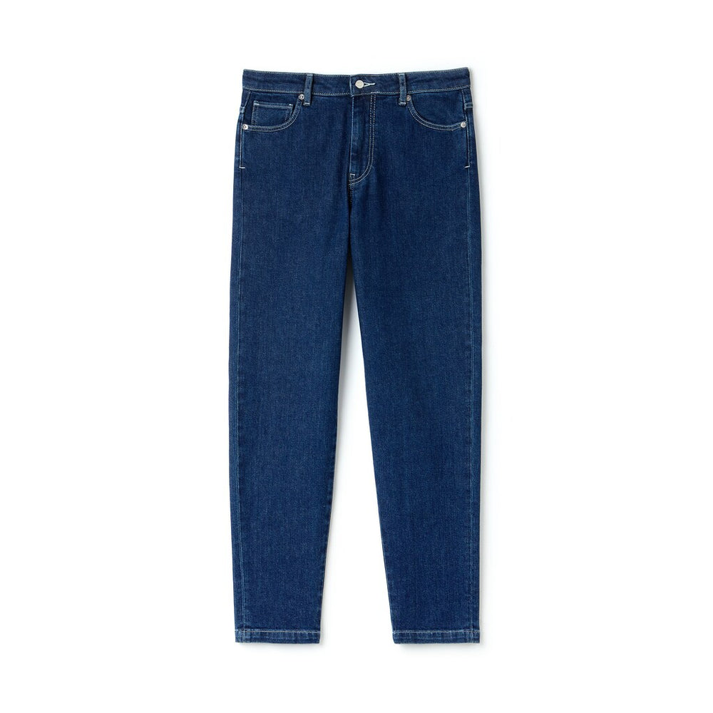 Women's Regular Fit Stretch Cotton Denim Carrot Pants / Lacoste