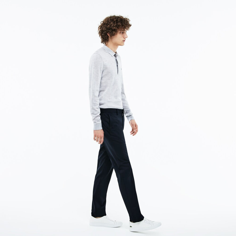 Men's Slim Fit Stretch Twill Chino Pants / Lacoste