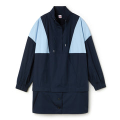 Women's LIVE Colorblock Cotton Poplin Sweatshirt Dress / Lacoste