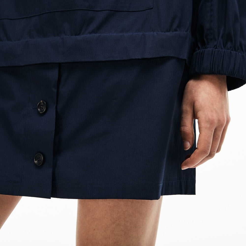 Women's LIVE Colorblock Cotton Poplin Sweatshirt Dress / Lacoste