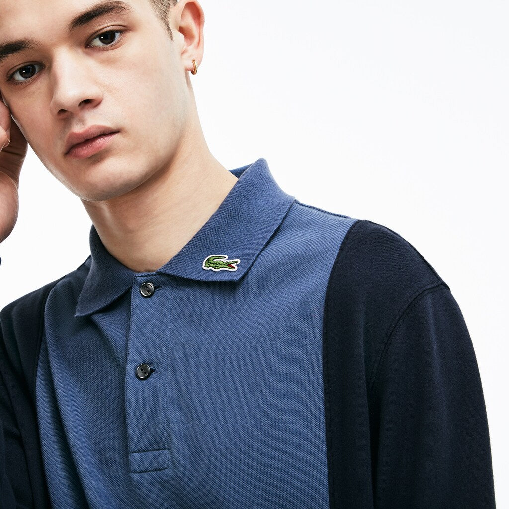Men's LIVE Regular Fit Colorblock Piqué Polo / Lacoste