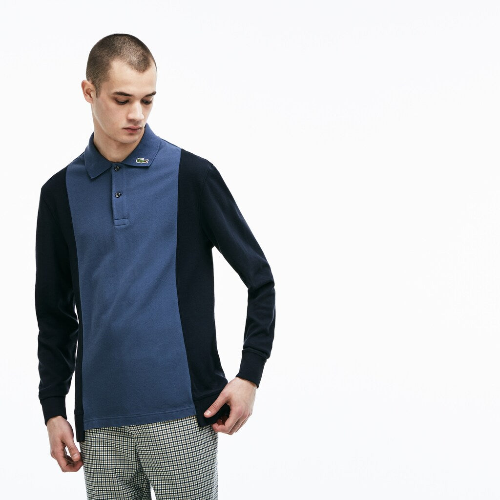 Men's LIVE Regular Fit Colorblock Piqué Polo / Lacoste