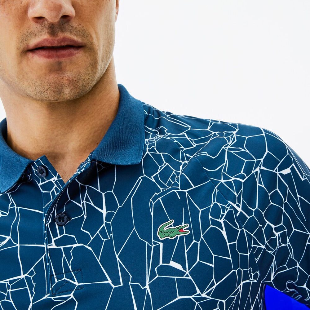 Men's SPORT Novak Djokovic Print Technical Jersey Polo / Lacoste