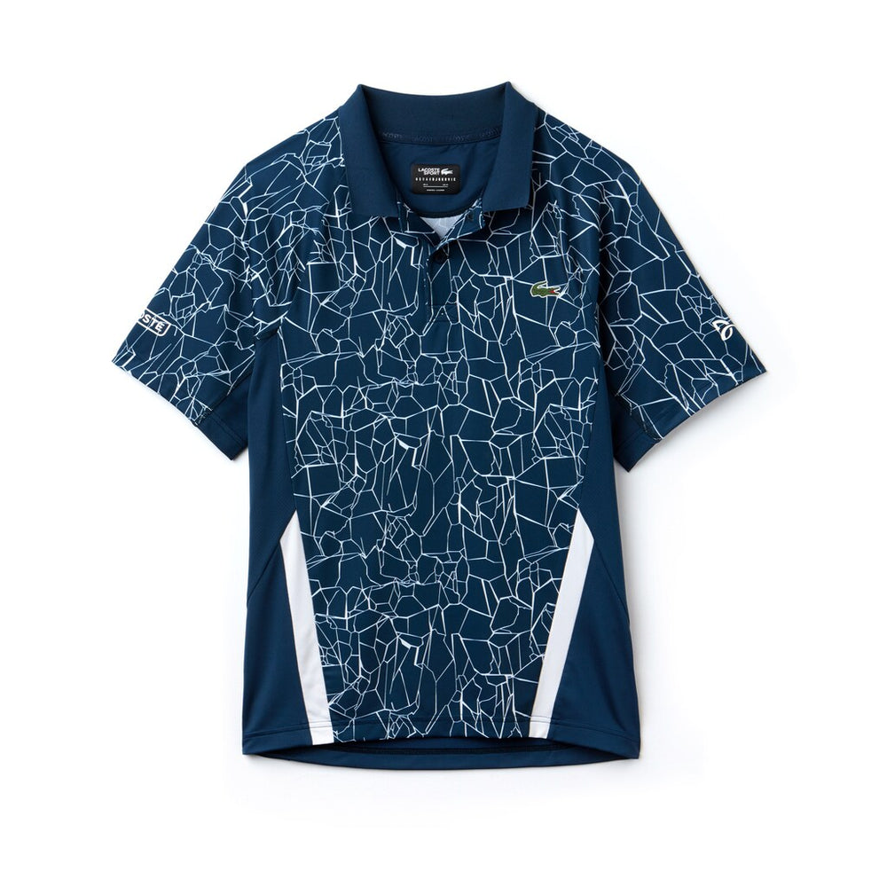 Men's SPORT Novak Djokovic Print Technical Jersey Polo / Lacoste