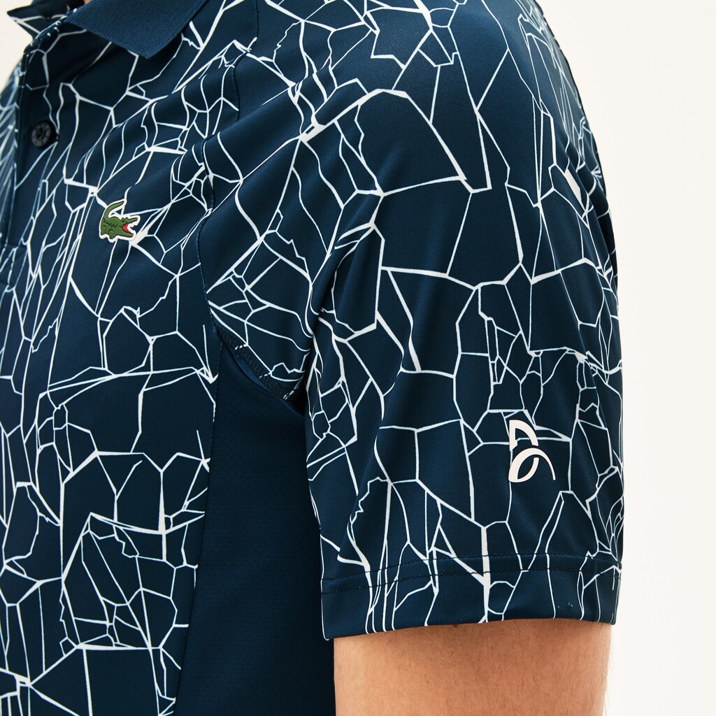 Men's SPORT Novak Djokovic Print Technical Jersey Polo / Lacoste