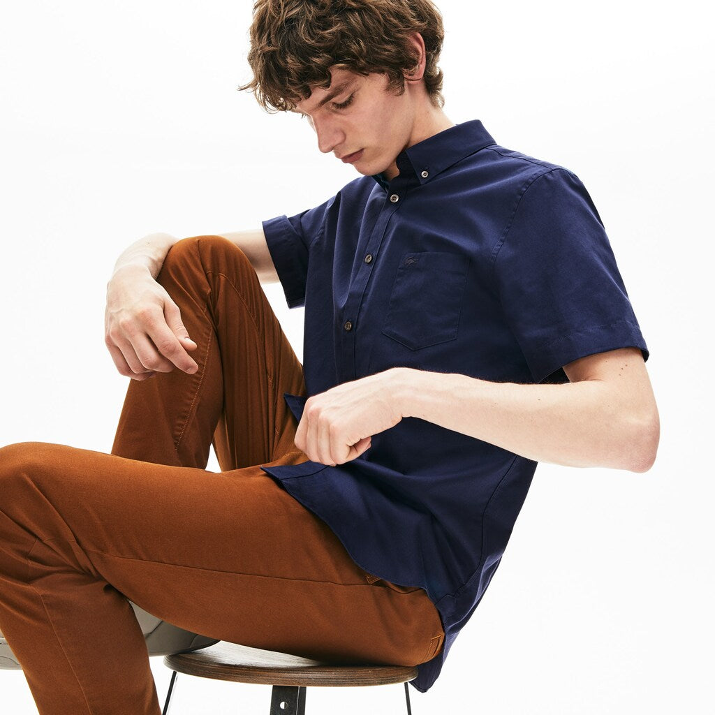 Men's Regular Fit Mini Piqué Shirt / Lacoste