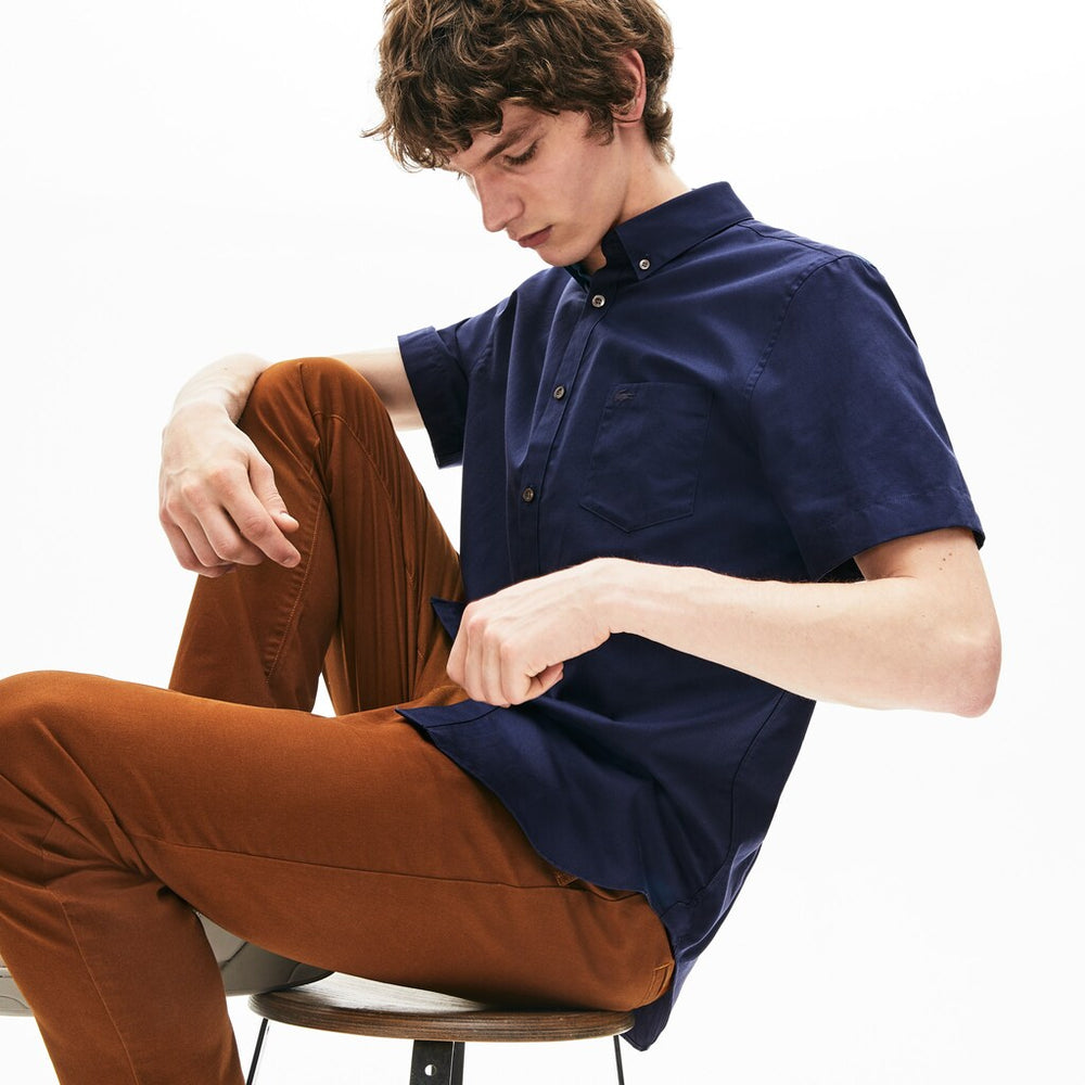 Men's Regular Fit Mini Piqué Shirt / Lacoste