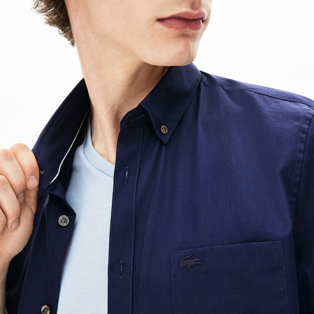 Men's Regular Fit Mini Piqué Shirt / Lacoste