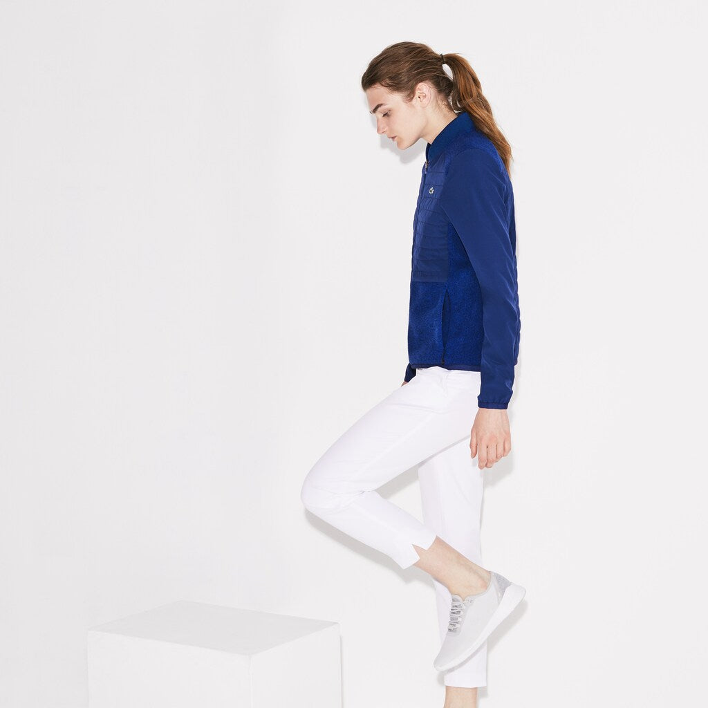 Women's SPORT Quilted Taffeta And Fleece Golf Jacket / Lacoste