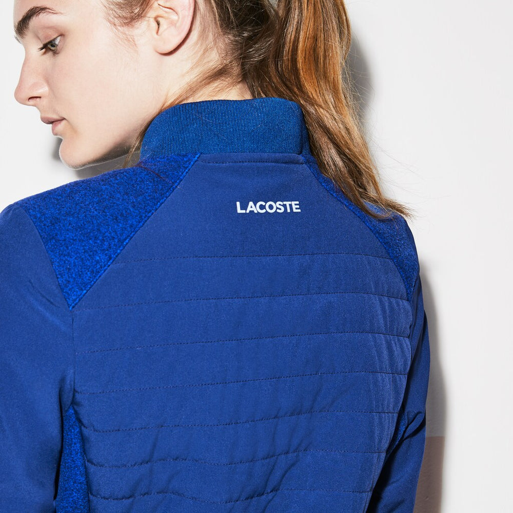 Women's SPORT Quilted Taffeta And Fleece Golf Jacket / Lacoste