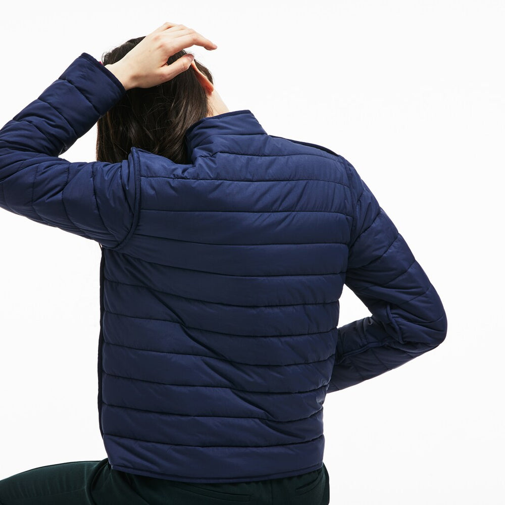 Women's Zippered Quilted Soft Taffeta Jacket / Lacoste