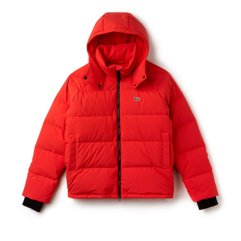 Men's LIVE Short Water-Resistant Taffeta Quilted Jacket / Lacoste