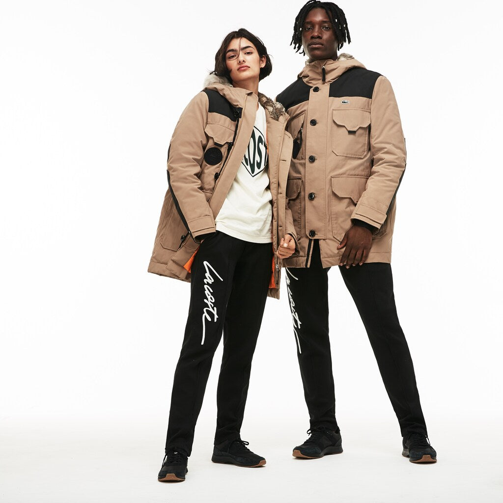 Unisex LIVE Water-Resistant Canvas Quilted Parka / Lacoste
