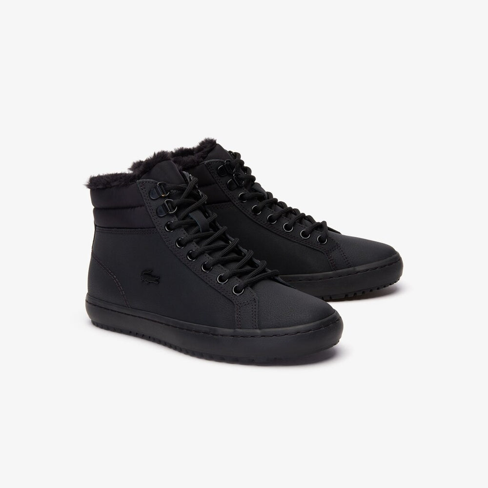 Women's Straightset Thermo Leather Boots / Lacoste
