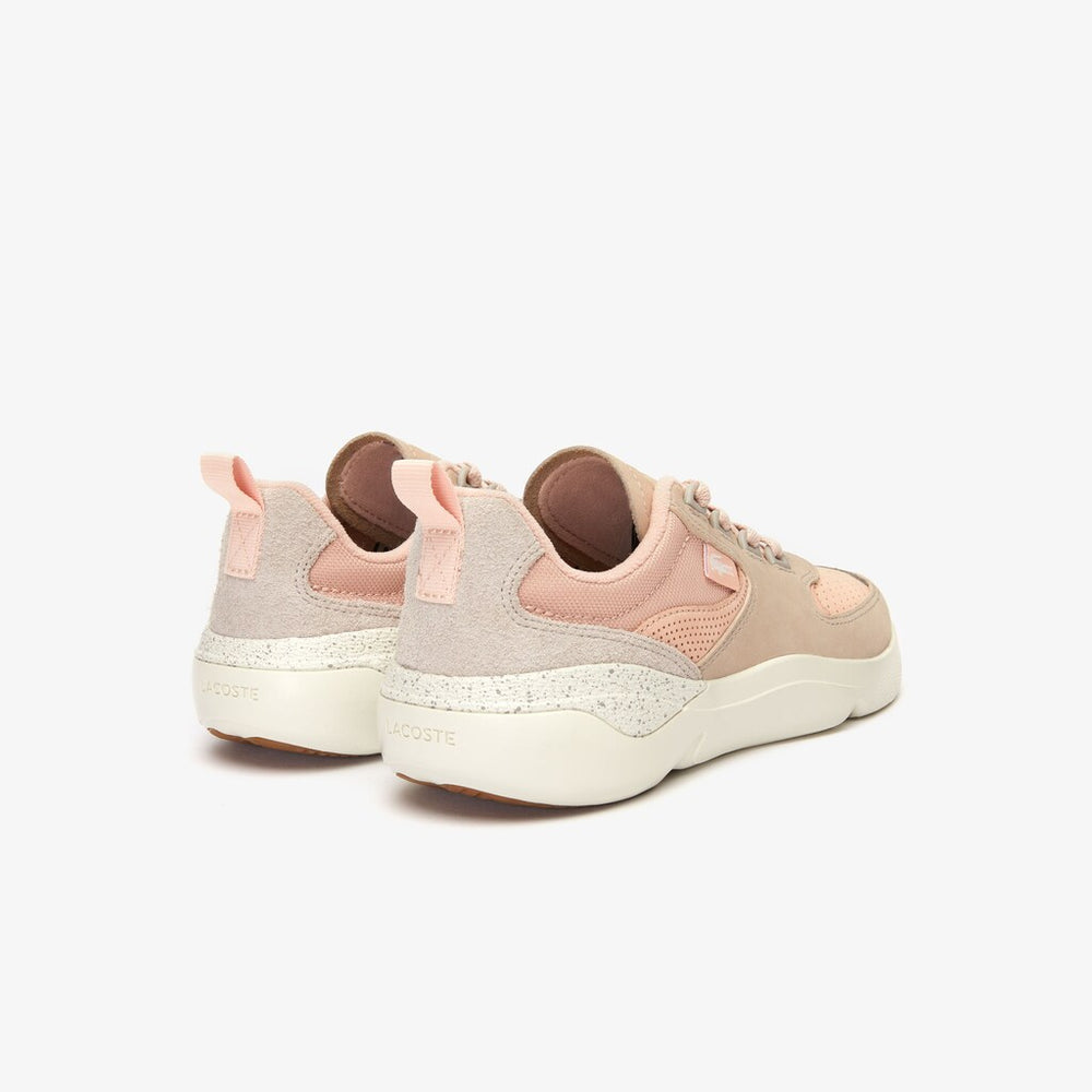 Women's Wildcard Paneled Leather Sneakers / Lacoste
