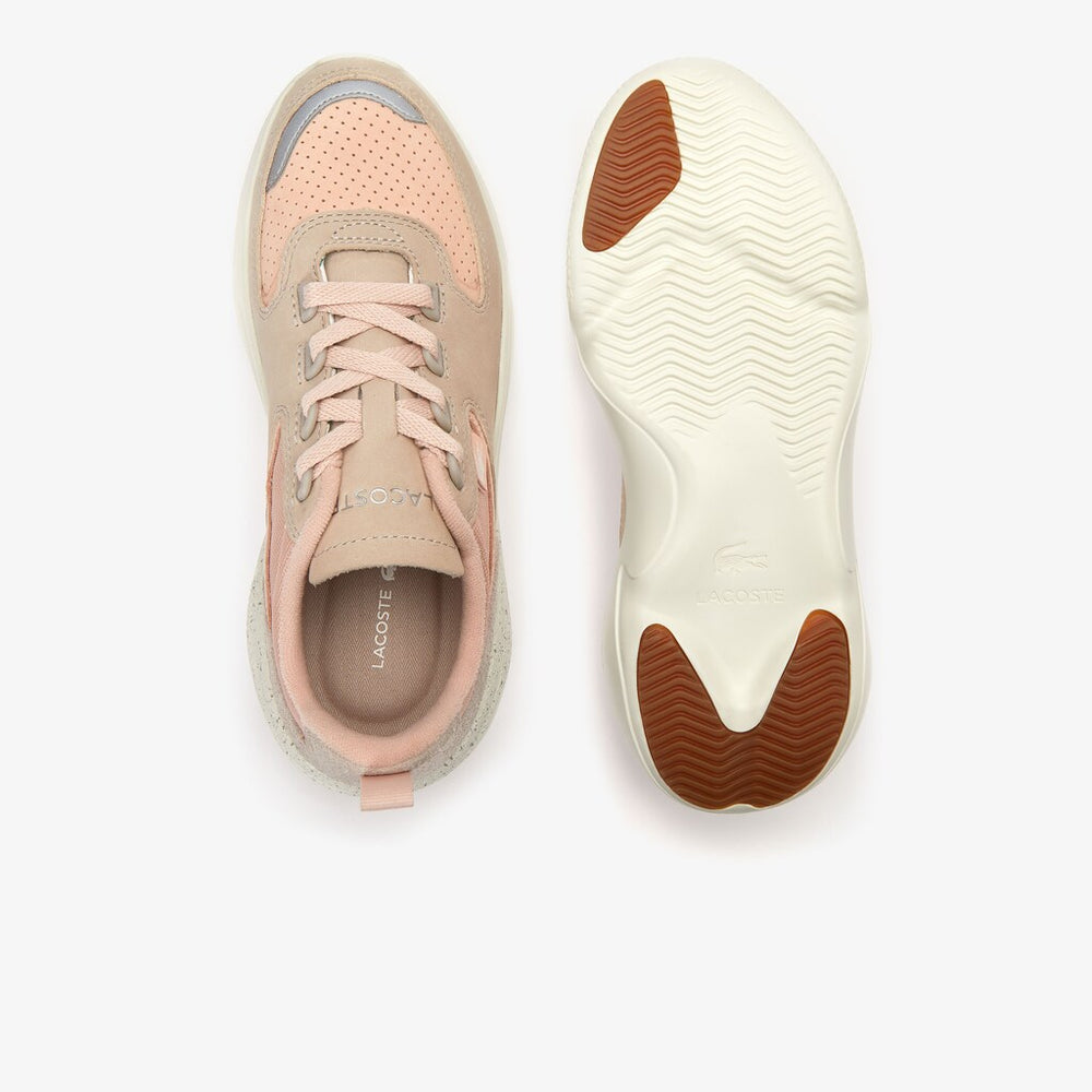 Women's Wildcard Paneled Leather Sneakers / Lacoste