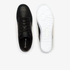Men's Masters Cup Leather and Suede Sneakers / Lacoste