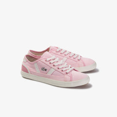 Women's Sideline Canvas Sneakers / Lacoste