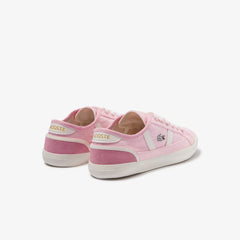 Women's Sideline Canvas Sneakers / Lacoste