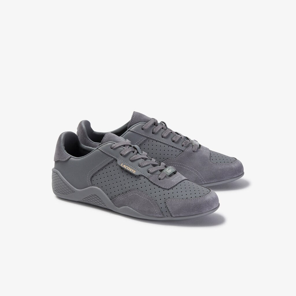 Women's Hapona Leather and Suede Sneakers / Lacoste
