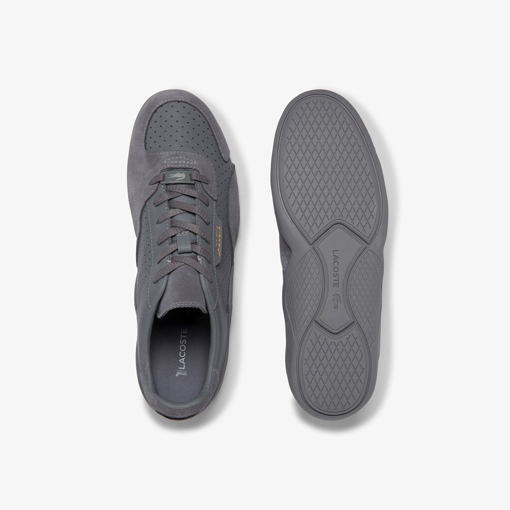 Women's Hapona Leather and Suede Sneakers / Lacoste