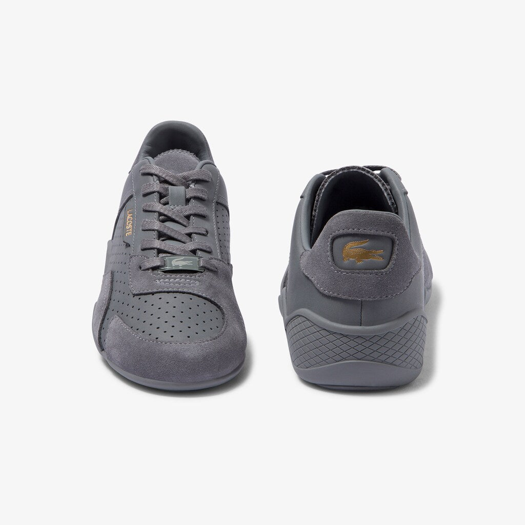 Women's Hapona Leather and Suede Sneakers / Lacoste