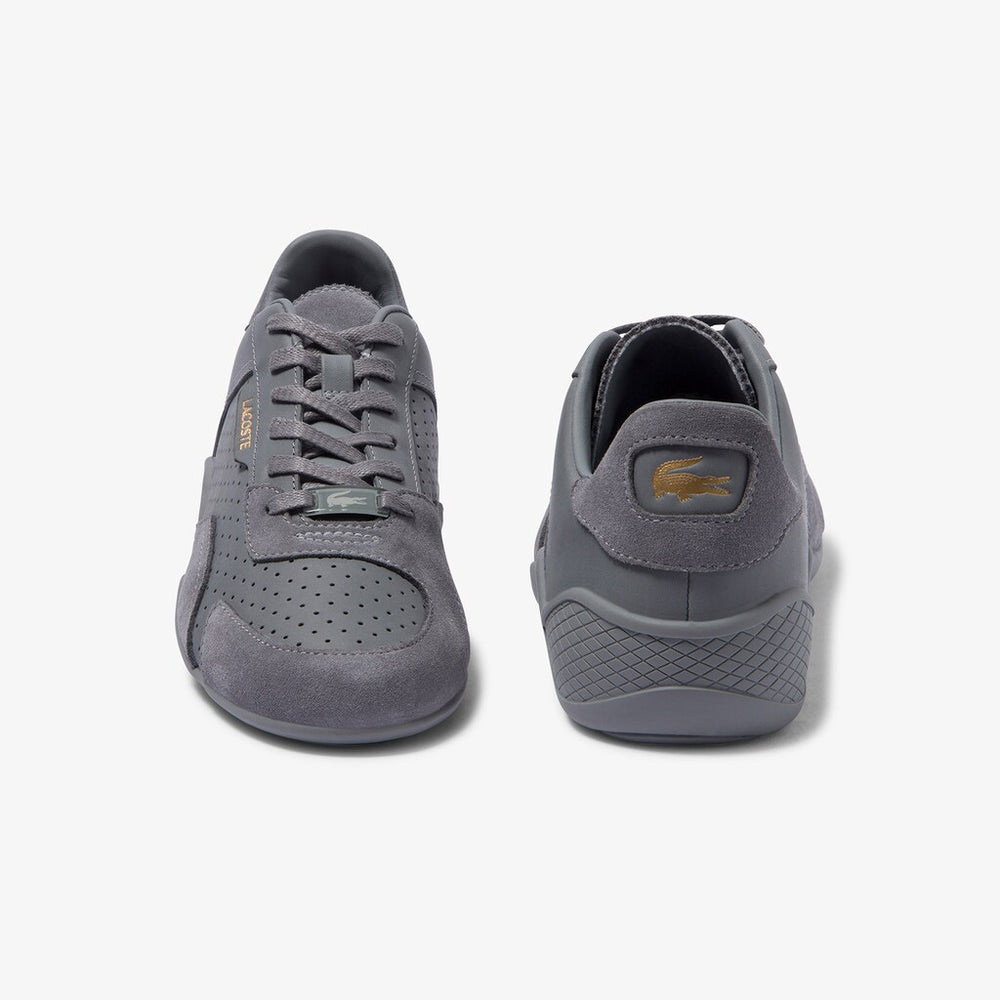 Women's Hapona Leather and Suede Sneakers / Lacoste