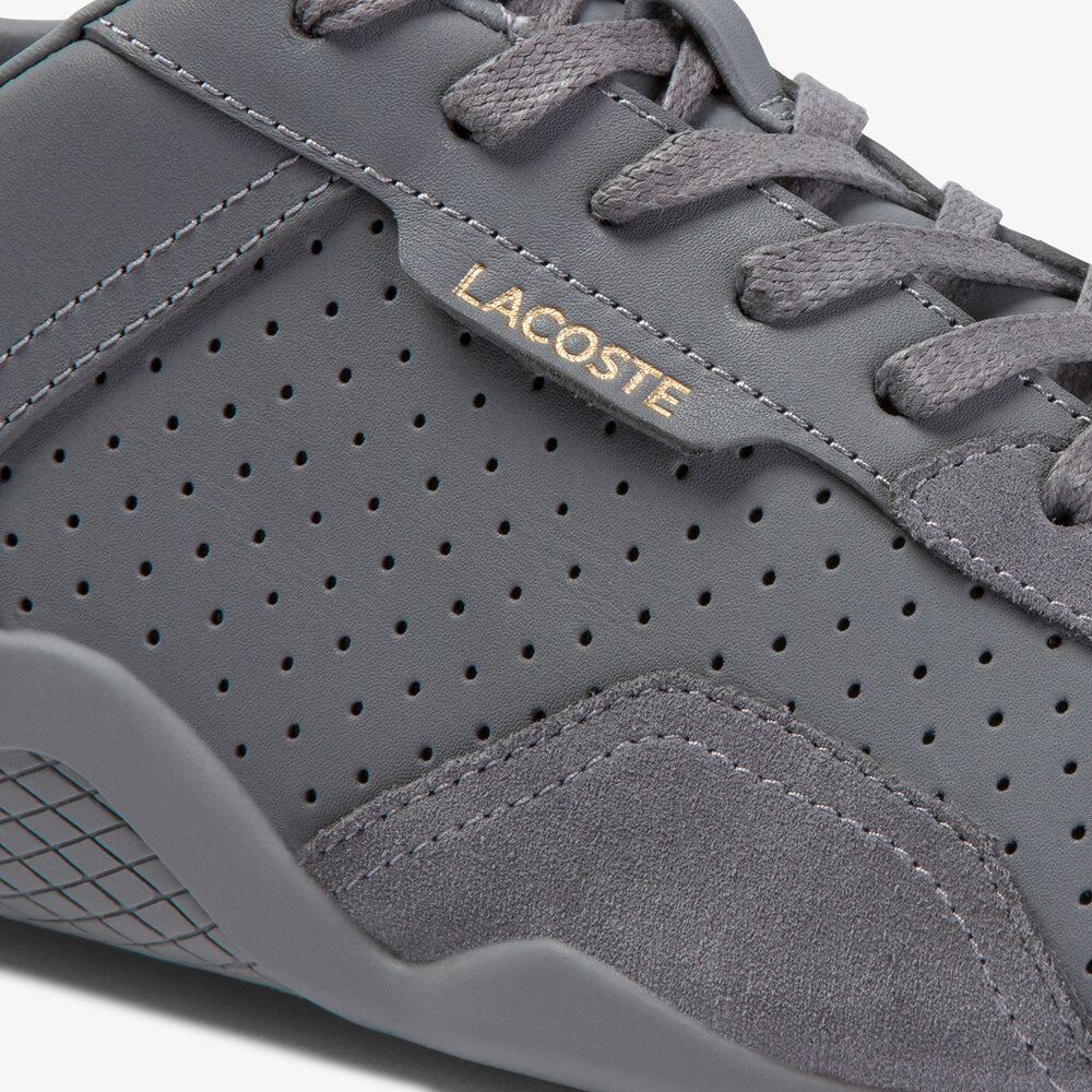 Women's Hapona Leather and Suede Sneakers / Lacoste