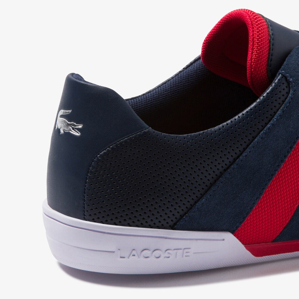 Men's Chaymon Club Leather and Suede Sneakers / Lacoste
