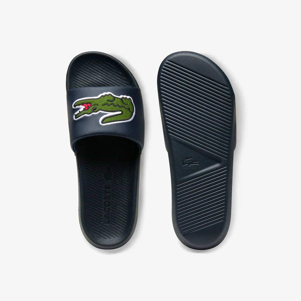 Men's Croco Synthetic and PU Slides / Lacoste