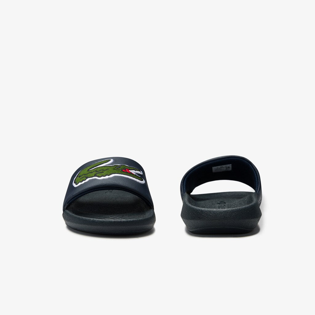 Men's Croco Synthetic and PU Slides / Lacoste