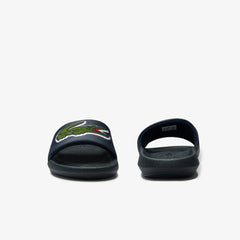 Men's Croco Synthetic and PU Slides / Lacoste
