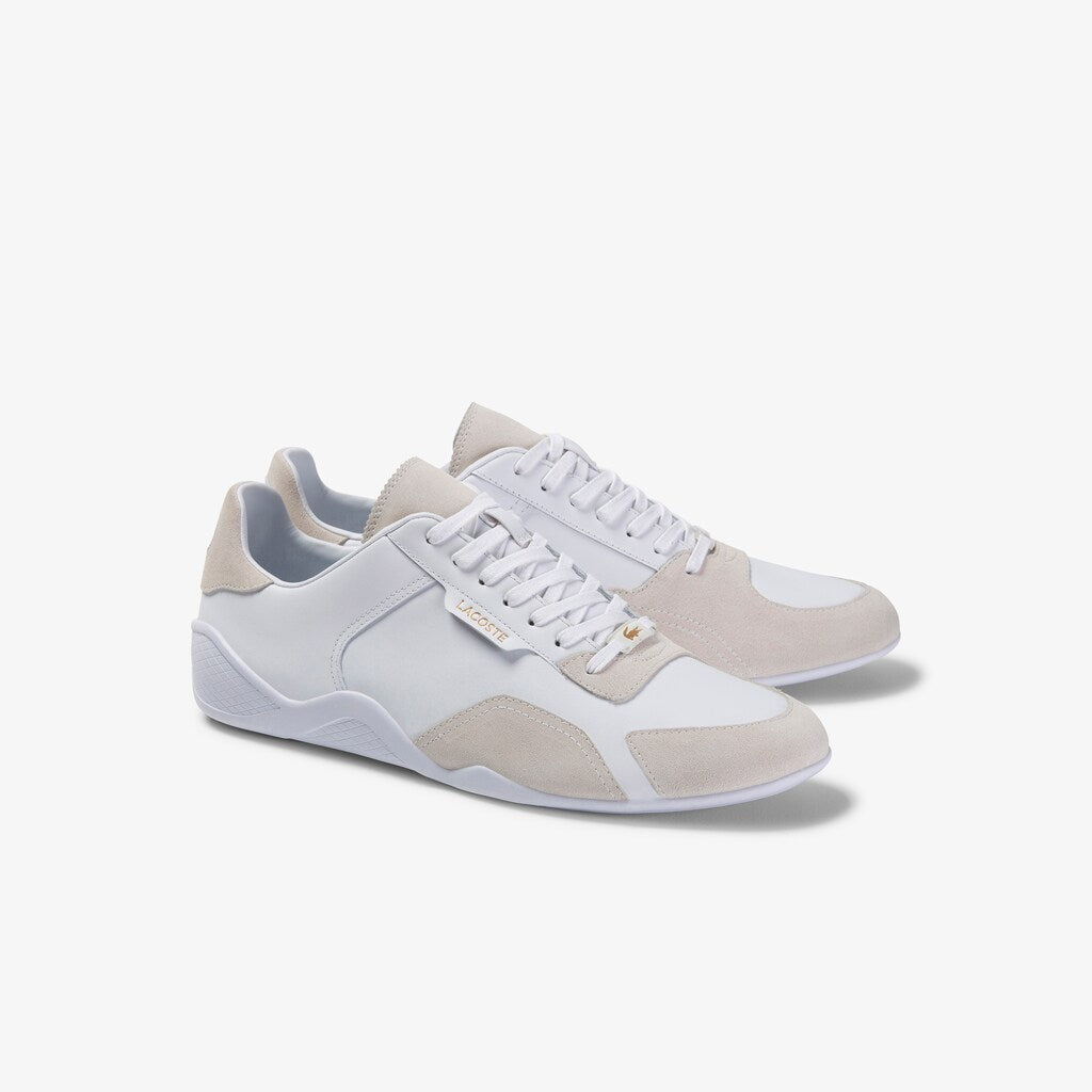 Men's Hapona Leather and Suede Sneakers / Lacoste