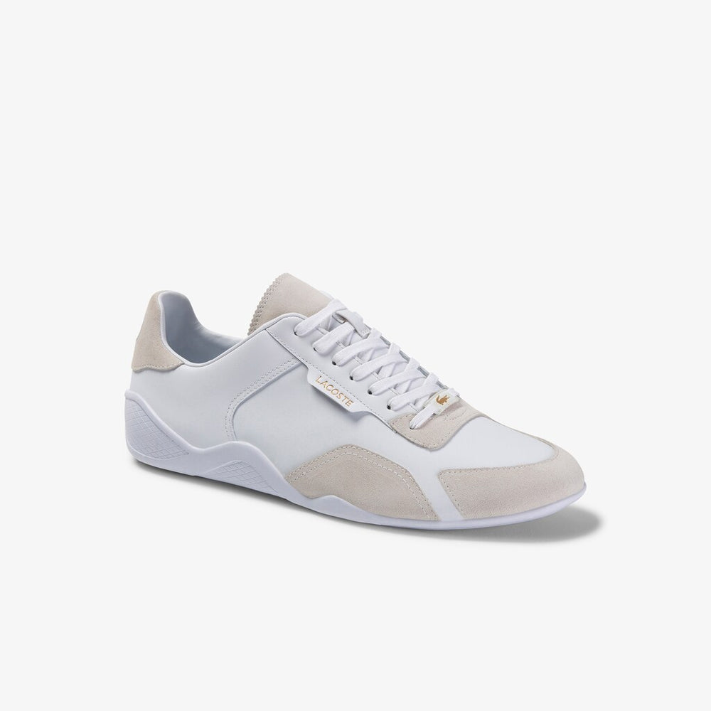 Men's Hapona Leather and Suede Sneakers / Lacoste