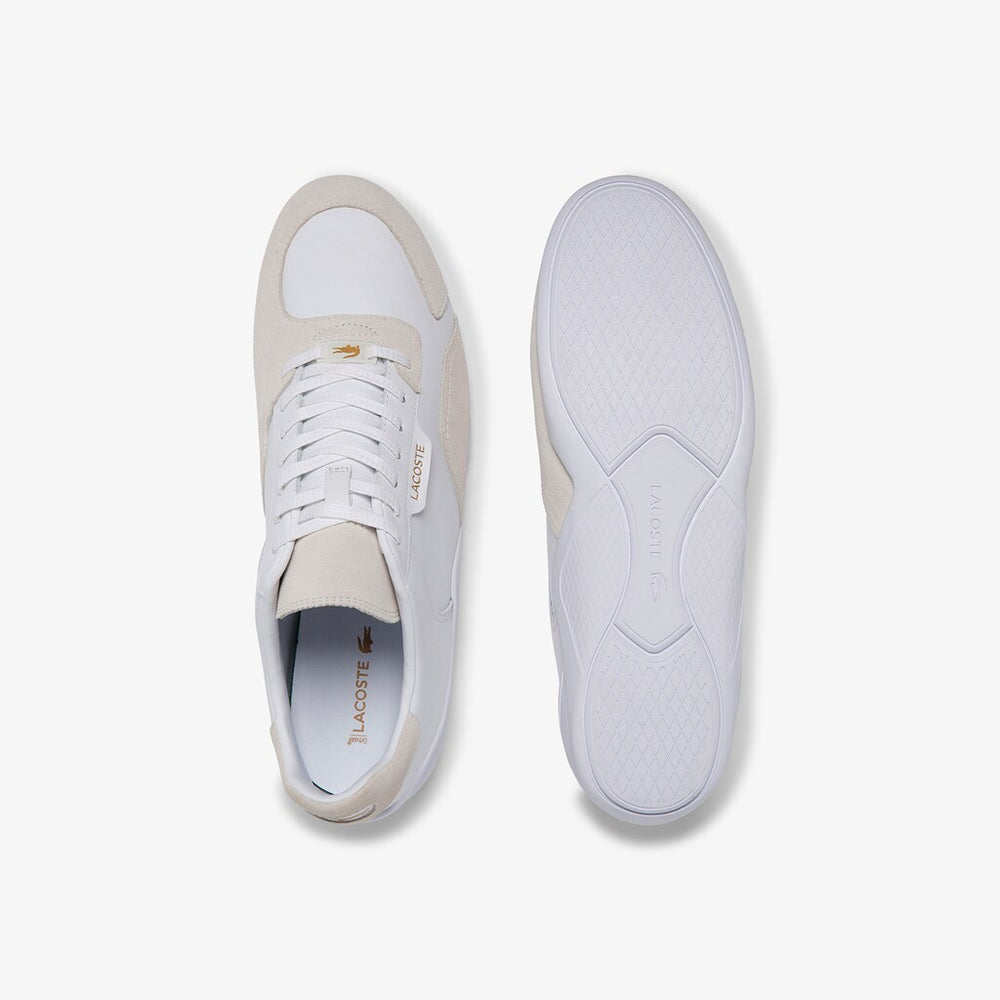 Men's Hapona Leather and Suede Sneakers / Lacoste