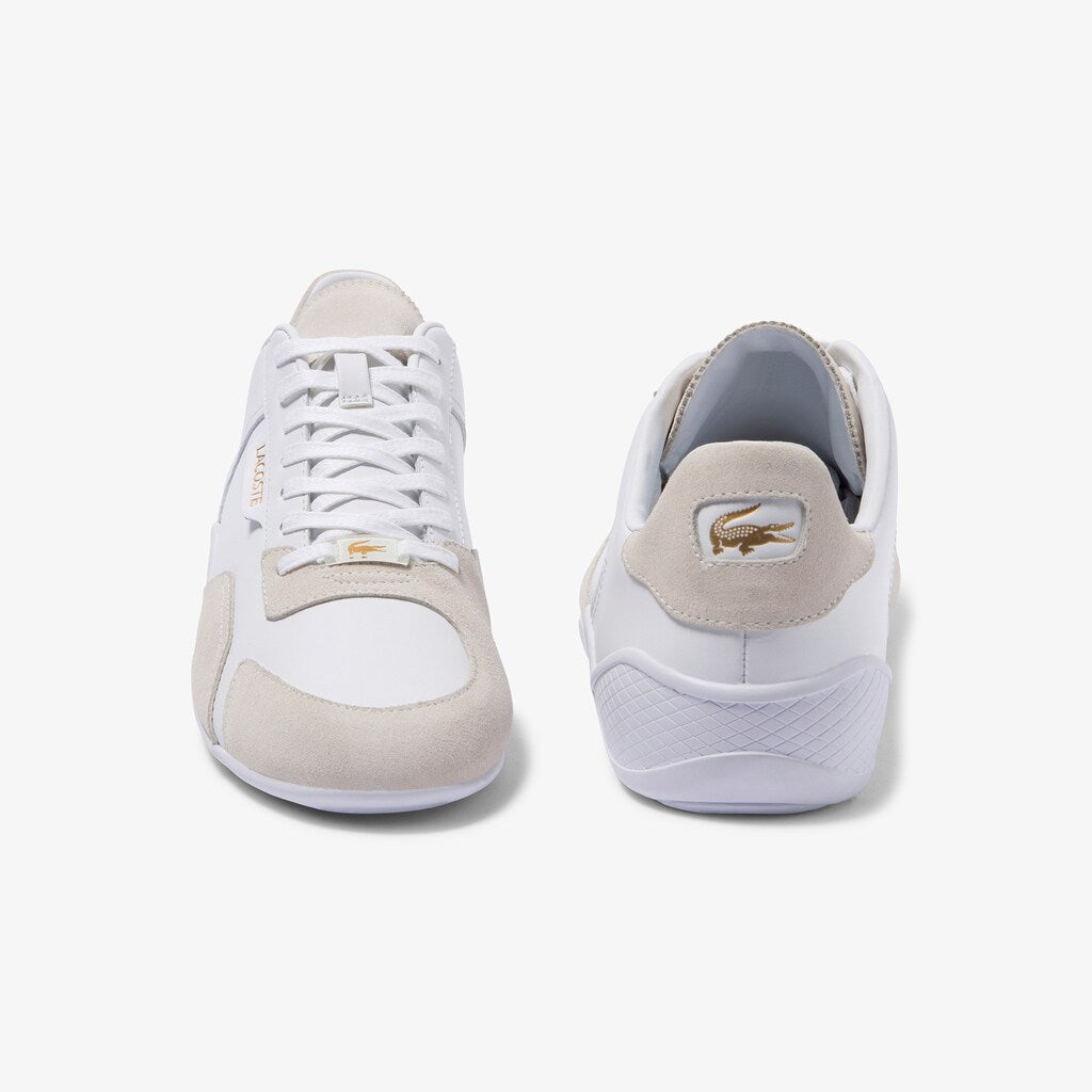 Men's Hapona Leather and Suede Sneakers / Lacoste