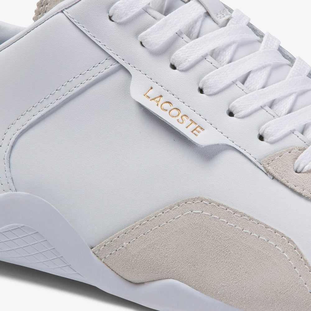 Men's Hapona Leather and Suede Sneakers / Lacoste