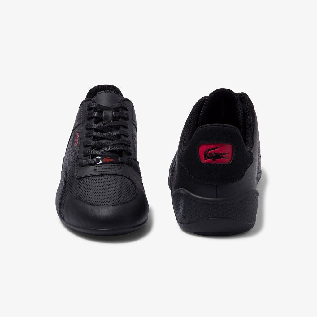 Men's Hapona Leather and Synthetic Sneakers / Lacoste