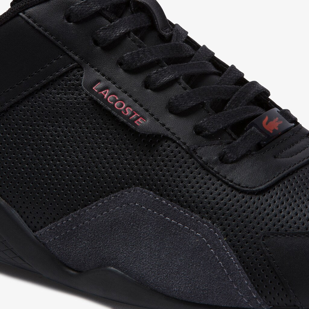 Men's Hapona Leather and Synthetic Sneakers / Lacoste