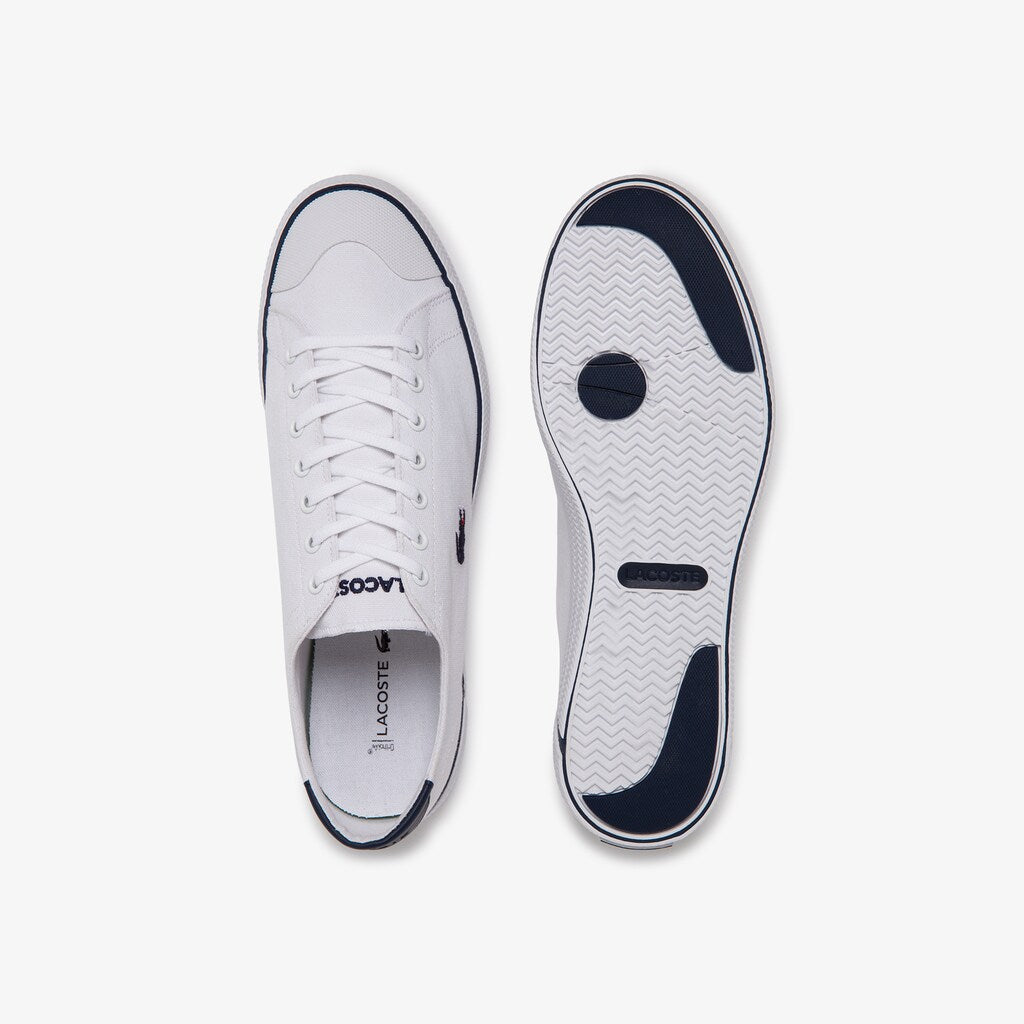 Men's Gripshot Textured Canvas Sneakers / Lacoste