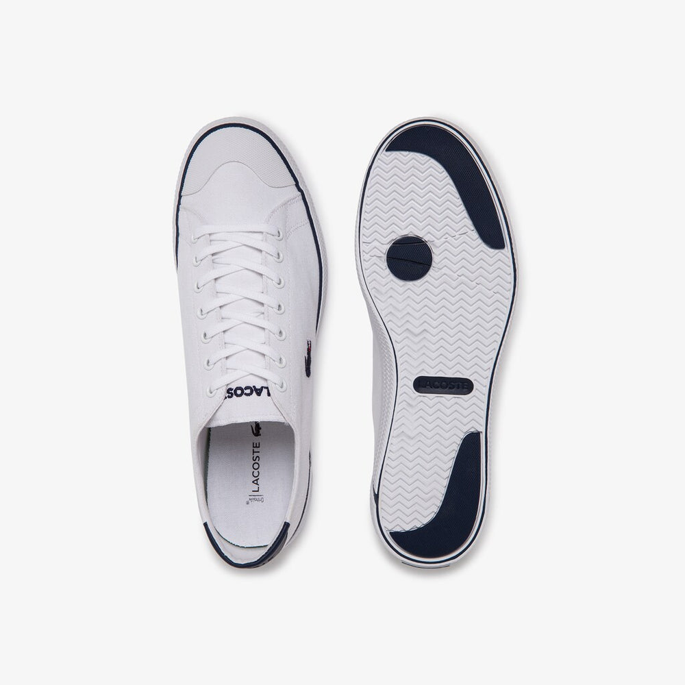 Men's Gripshot Textured Canvas Sneakers / Lacoste