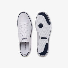 Men's Gripshot Textured Canvas Sneakers / Lacoste