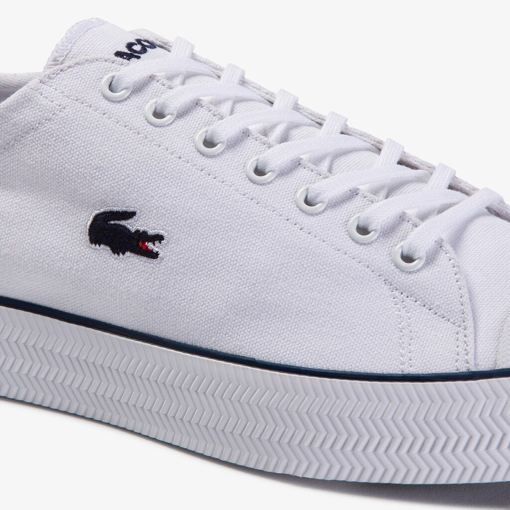 Men's Gripshot Textured Canvas Sneakers / Lacoste