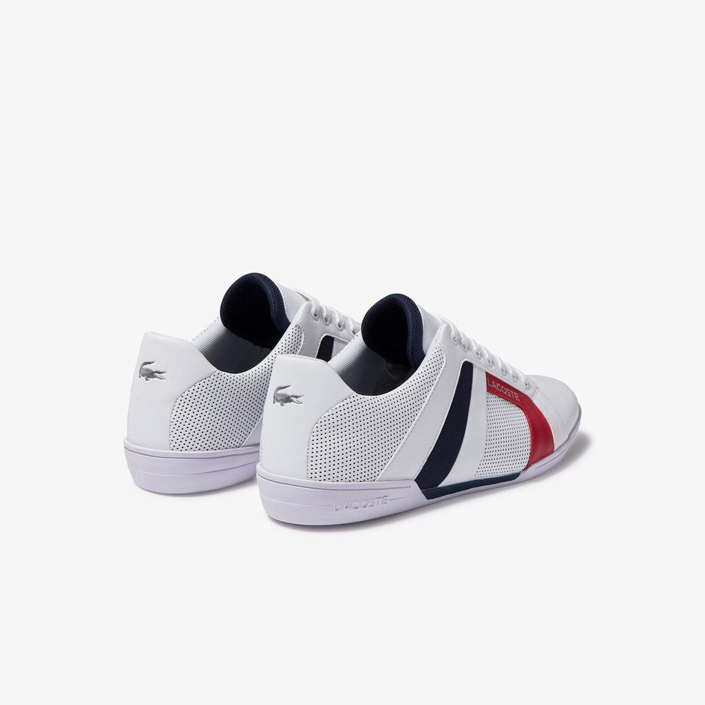Men's Chaymon Club Leather and Mesh Sneakers / Lacoste
