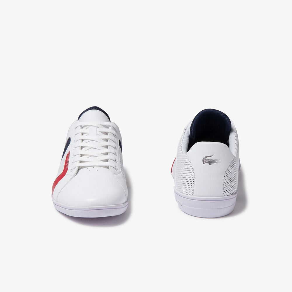 Men's Chaymon Club Leather and Mesh Sneakers / Lacoste