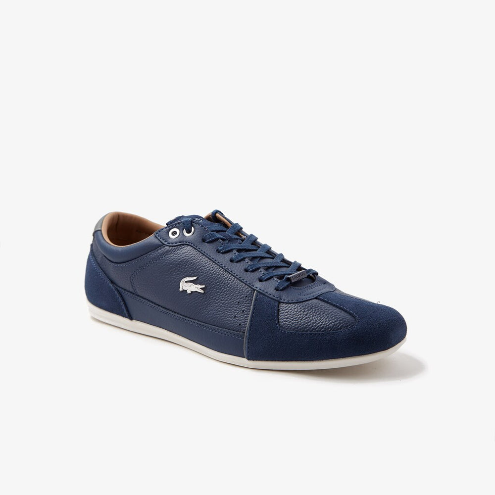 Men's Evara Leather and Suede Sneakers / Lacoste