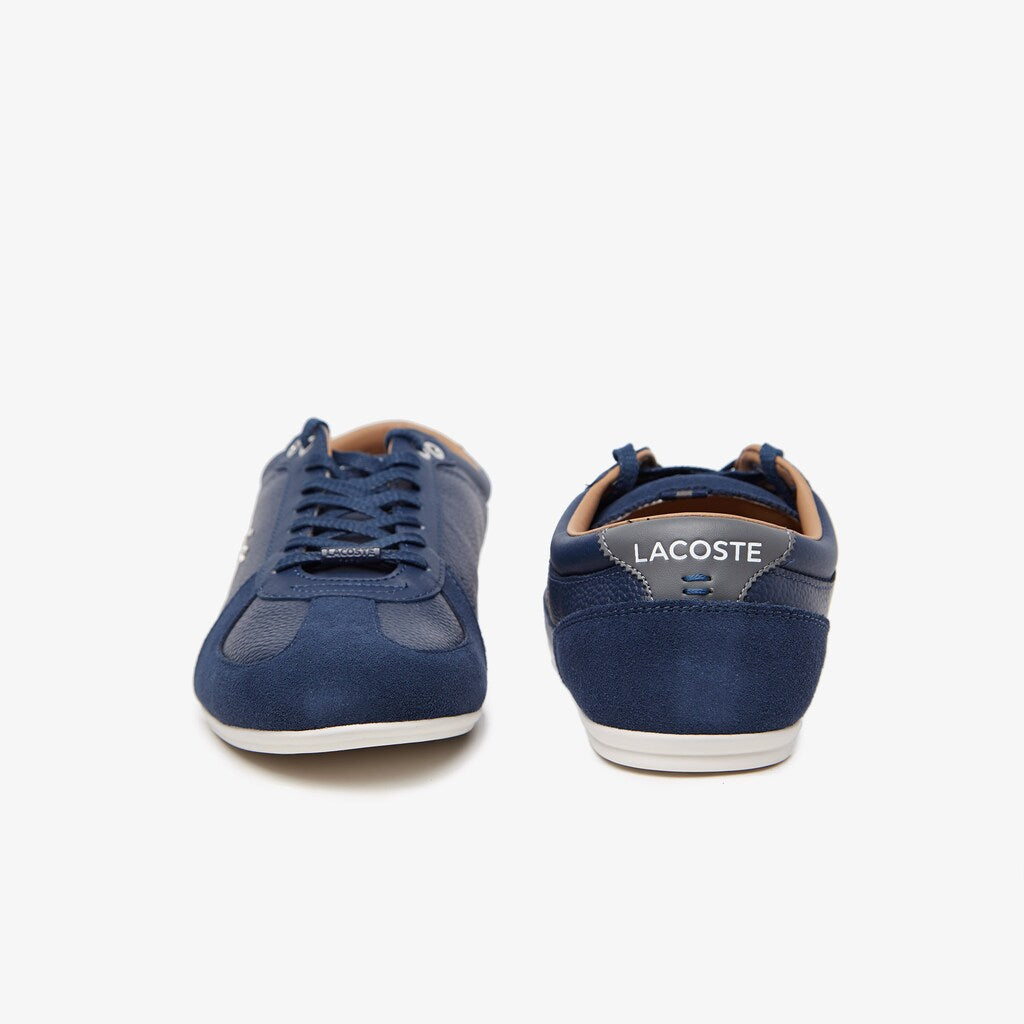 Men's Evara Leather and Suede Sneakers / Lacoste