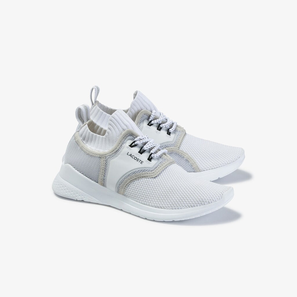 Women's LT Sense Reflective Textile Sneakers / Lacoste