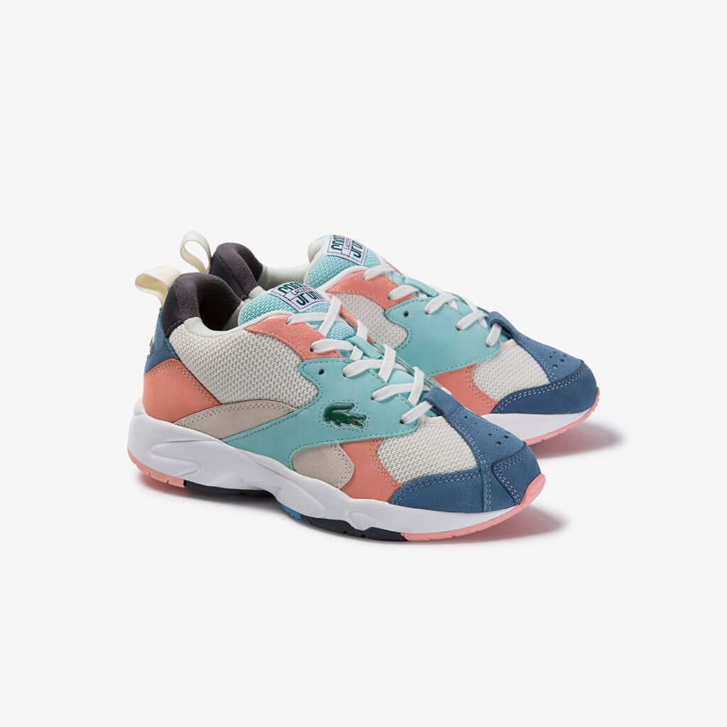 Women's Storm 96 Textile and Suede Sneakers / Lacoste