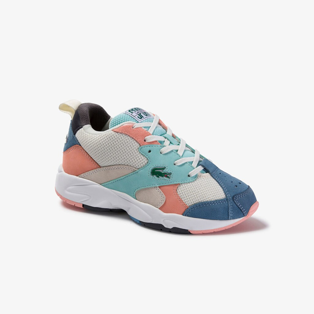 Women's Storm 96 Textile and Suede Sneakers / Lacoste